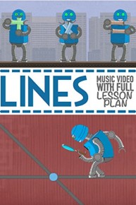 Types of Lines, a Learning Song For Kids: Educational Music Video