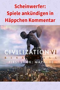 Clip: Scheinwerfer: Spiele ankündigen in Häppchen Kommentar