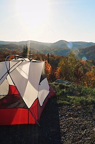 Camping on the mountain