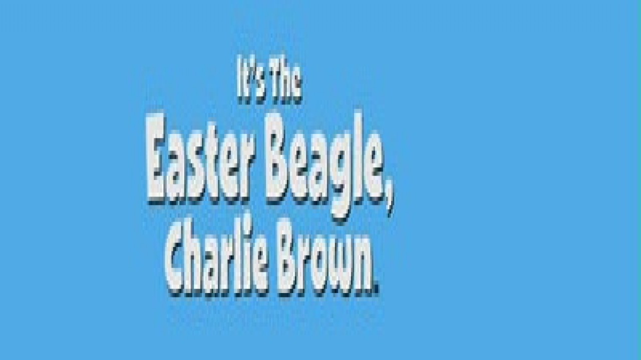 It's a Easter Beagle, Charlie Brown