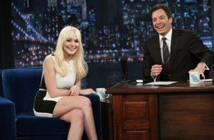 Lindsay Lohan Describes Plea For 'SNL' Gig On 'Late Night With Jimmy Fallon'
