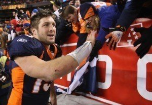Lady Gaga to Tim Tebow: 'That's What the F**k a Champion Looks Like'