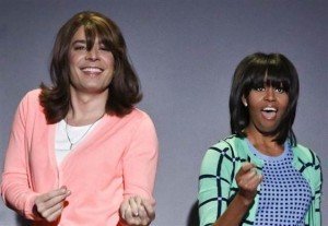 Jimmy Fallon and Michelle Obama Groove in 'The Evolution of Mom Dancing'