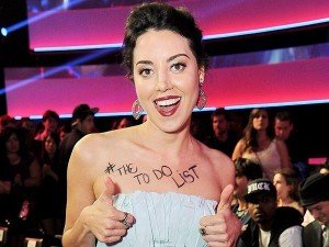 Aubrey Plaza Thanks Kanye West After MTV Movie Awards Stunt