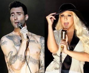 Christina Aguilera Ribs 'The Voice' Cohort Adam Levine About New Fragrance
