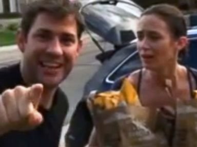 John Krasinski's Ice Bucket Video with Emily Blunt Proves He's Still Jim Halpert