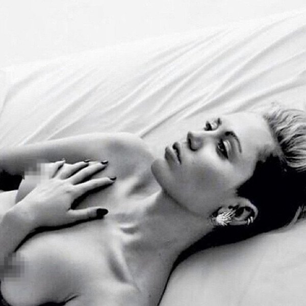 Miley Cyrus Posts Nude Photo to Challenge Instagram