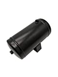 Lhfacc 1 Gallon Air Tank Air Reservoir Tank with 1/4 Inches NPT Ports, Black