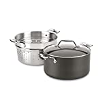 All-Clad Essentials Nonstick Hard Anodized Multipot, 7 quart, Black