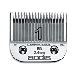 Andis 64465 CeramicEdge Carbon-Infused Detachable Clipper Blade, Size 1, 3/32-Inch Cut Length