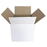 30 pcs 6x6x6 White Mailing Box Cardboard Boxes, Recyclable Corrugated Box Mailers Gift Box