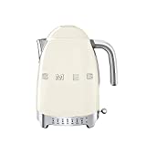 Smeg Cream Stainless Steel 50's Retro Variable Temperature Kettle