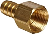 Anderson Metals - 57002-0604 Brass Hose Fitting, Connector, 3/8" Barb x 1/4" Female Pipe