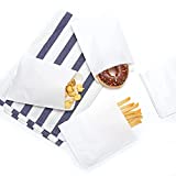 100-pack 3x5 Inches White Kraft Paper Bags for Bakery Cookies Treats Snacks Sandwiches Popcorn Small Gift bag