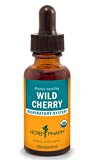 Herb Pharm Certified Organic Wild Cherry Bark Liquid Extract for Respiratory Support - 1 Ounce (DWCHER01)