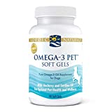 Nordic Naturals Omega-3 Pet, Unflavored - 330 mg Omega-3 Per Soft Gel - 90 Soft Gels - Fish Oil for Dogs with EPA & DHA - Promotes Heart, Skin, Coat, Joint, & Immune Health - Non-GMO