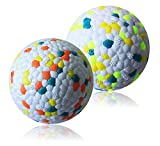 Dog Balls （2 Pack） Ronilp Lightweight for Throwing for Water Indestructible for Large Medium and Puppies Aggressive chewers for Water Jumping Fetch Toss and so on Dog