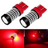 Phinlion Super Bright 7440 7443 Red LED Brake Tail Light Bulbs 2800 Lumen 3014 103-SMD 7441 7444 7443 LED Bulb for Tail Stop Brake Turn Signal Blinker Lights