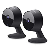 Laview Home Security Camera HD 1080P(2 Pack) Motion Detection, Two-Way Audio, Night Vision, WiFi Indoor Surveillance for Baby/pet,Alexa and Google,Cloud Service (US Server)