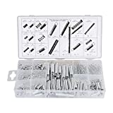 200 Piece Muzerdo Spring Assortment Set | Zinc Plated Compression and Extension Springs