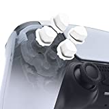 eXtremeRate Ergonomic Split Dpad Buttons (SDP Buttons) for PS5 Controller, White Independent Dpad Direction Buttons for Playstation 5, for PS4 All Model Controller