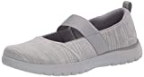 Skechers Women's ON-The-GO Flex Jersey Maryjane Mary Jane Flat, Gray, 9.5