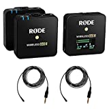 Rode Wireless GO II 2-Person Compact Wireless Mic System/Recorder Bundle with 2x Omnidirectional Lavalier Microphone