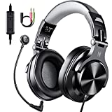 OneOdio Computer Headsets with Microphone - PC Headphones with Boom Mic for Gaming Wired Over Ear Headset with in-Line Control Volume Mute for Mac Laptop Office Zoom Conference