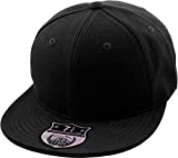 KBETHOS KNW-2364 BLK (8) The Real Original Fitted Flat-Bill Hats True-Fit, 9 Sizes & 20 Colors