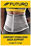 Futuro Stabilizing Back Support, Moderate Stabilizing Support, Adjust to Fit, Large/X-Large (46816)