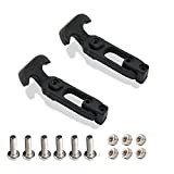 COOLOGIN Rubber Flexible T-Handle Hasp Draw Latch for Tool Box, Cooler, Golf Cart or Engineering Machine Hood (2 Pack)