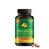 Ocu-GLO PB Vision Supplement for Medium & Large Dogs – Easy to Administer Powder Blend with Lutein, Omega-3 Fatty Acids, Grape Seed Extract & Antioxidants to Promote Eye Health, 90ct Powder Capsules