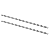 uxcell Round Steel Rod, 5mm HSS Lathe Bar Stock Tool 200mm Long, for Shaft Gear Drill Lathes Boring Machine Turning Miniature Axle, Cylindrical Pin DIY Craft Tool, 2pcs