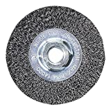 Mercer Industries 187010 - 4" x 1/2" x 5/8"-11 Crimped Wire Wheel, .014 Carbon Steel Wire