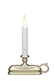 Xodus Innovations FPC1525P Battery Operated LED Flameless Window Candle with Dusk to Dawn Light Sensor Timer and White Flame
