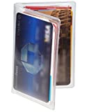 uGems 6 Wallets Credit Card Protector Folding Sleeve Clear 12 mil (6)