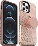 OtterBox + Pop Symmetry Series Case for iPhone 12 & iPhone 12 PRO (NOT 12 Mini/12 Pro Max) Non-Retail Packaging - (Feelin Catty)