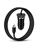 USB-C Car Charger, 3.4A USB Type C Car Charger Adapter & Fast Charge Cable Cords Cargador Carro Lighter for Samsung Galaxy A22 5G A51 S21 S20 Note20 S10 S9 S8 Note 9, LG V50 v40 V30 G8 G7 Google Pixel