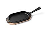 Ooni Cast Iron Sizzler Pan - Cast Iron Sizzler Plate - Ooni Cast Iron Pan - Cast Iron Pizza Pan - Ooni Pizza Oven Accessories