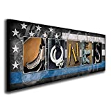Law Enforcement Officer - Personalized Leo Police Name Art (6.5"x18" Block Mount)