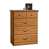 Sauder Orchard Hills 4-Drawer Chest, Carolina Oak finish