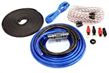 KnuKonceptz Bassik 4 Gauge Complete Amplifier Installation Amp Wiring Kit with RCA