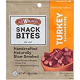 Old Wisconsin Turkey Sausage Snack Bites, Naturally Smoked, Ready to Eat, High Protein, Low Carb, Keto, Gluten Free, 8 Ounce Resealable Package