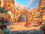 Ceaco - Thomas Kinkade - Disney Dreams Collection - Rapunzel in The Courtyard - 750 Piece Jigsaw Puzzle