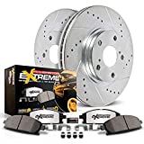 Power Stop K6562-36 Rear Z36 Truck & Tow Brake Kit, Carbon Fiber Ceramic Brake Pads and Drilled/Slotted Brake Rotors