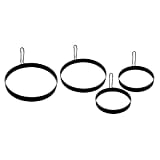 Cuisinart CGR-400, Size: 4 inch, 6 inch and 8 inch, Ultimate Griddle Ring Set, 4-Piece