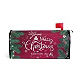 senya Christmas Mailbox Cover, Magnetic Standard Size, Merry Christmas Happy New Year Letter Post Box Cover Home Garden Decoration