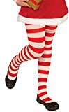Forum Novelties Novelty Candy Cane Striped Christmas Tights, Child Large