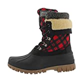 COUGAR Creek Women's Boot 8 B(M) US Red-Plaid