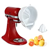 Juicer Attachment for Kitchenaid Stand Mixer with 2 Size Reamer,Juicer for Kitchenaid Stand Mixer Citrus Juicer Attachment Accessories by InnoMoon